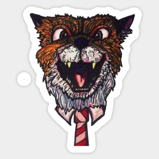 Fantastic mr fox, Wes Anderson Sticker